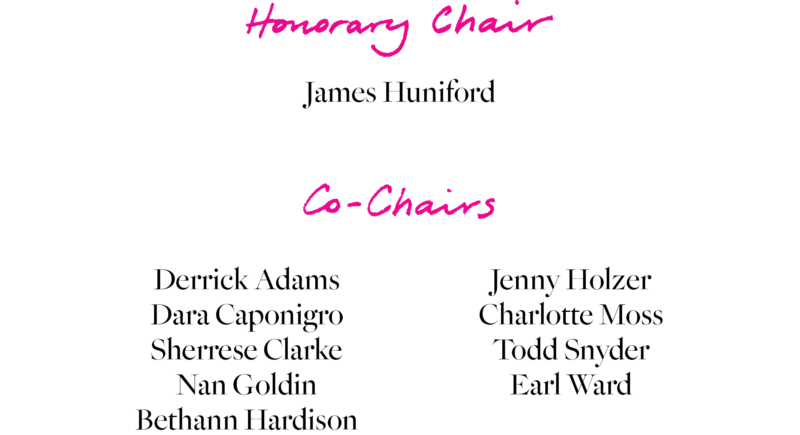 Honororay chair and cochairs